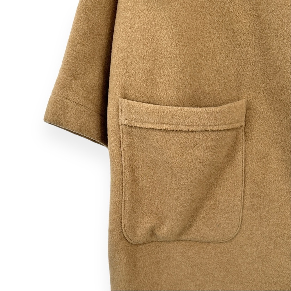 Acne Studios Camel Brown Oversized Wool Coat sz N/A - Picture 2 of 9
